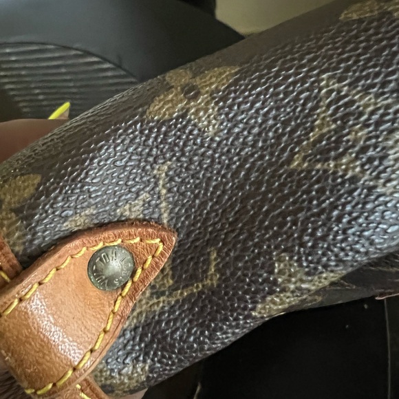 LOUIS VUITTON PreOwned Shoulder Bag SaumurMM Monogram Canvas Brown Women - Picture 9 of 10